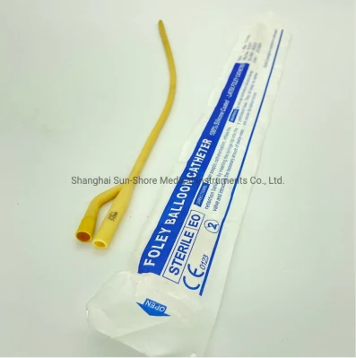 Disposable Sterile 100% Foley Catheter Latex F16 2way/3way