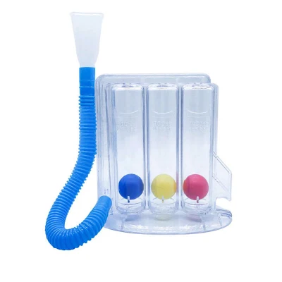 Portable Breathing Trainer 3 Ball Breathing Trainer Lung Breathing Trainer