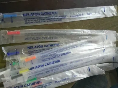 Disposable Medical PVC Nelaton Catheter with / Without X Ray
